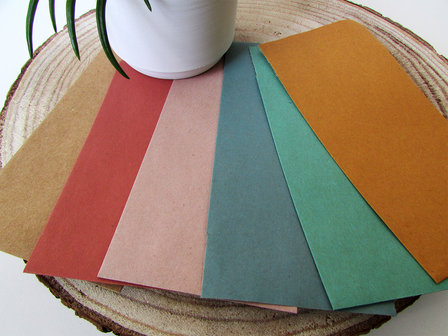 Gekleurde papieren zakjes