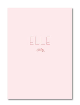 Geboortekaartje Elle