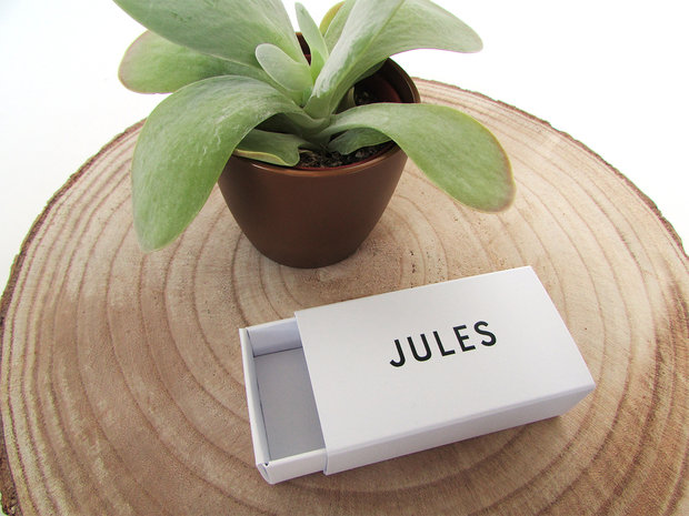 Schuifdoosje bedrukt