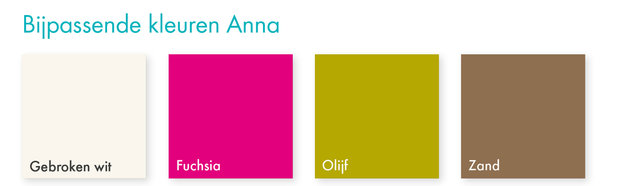 Bijpassende kleuren Anna