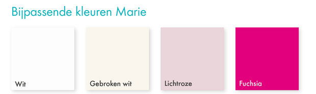Bijpassende kleuren Marie