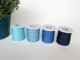 Waxkoord blauwtinten