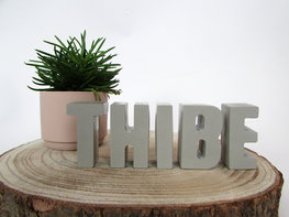 Betonnen letters Betonnen letters