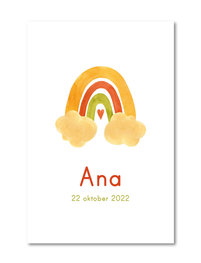 Geboortekaartje Ana Geboortekaartje Ana