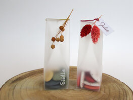 Semi-transparant hoog doosje (eco)