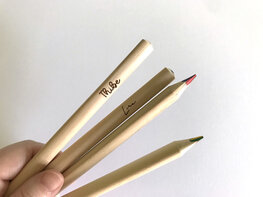 Regenboogpotlood met naam Regenboogpotlood met naam