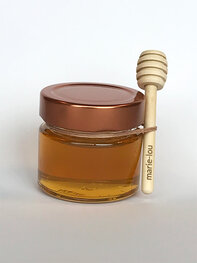 Honing lepeltje (gegraveerd)