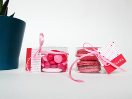 Transparant rond doosje