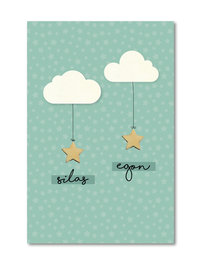 Geboortekaartje Silas & Egon