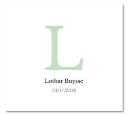 Geboortekaartje Lothar