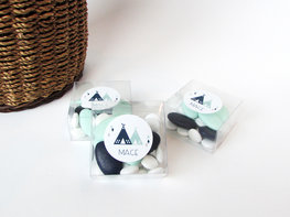 Plat doosje vierkant