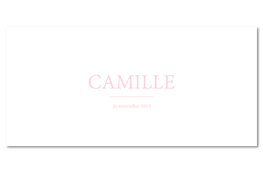 Geboortekaartje Camille