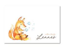 Geboortekaartje Lennes