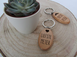 Sleutelhanger "Liefste meter"